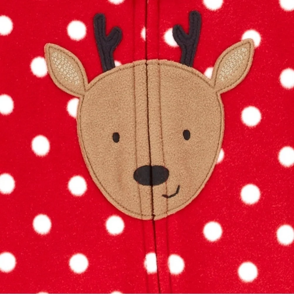 Carter's Just One You®
Baby Girls'
Christmas Reindeer Sleep N' Play - Red - Picture 2 of 3